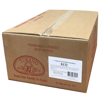 Turano 6.5 Inch HingedFrench Roll, 12 x 6 x 3 oz Case - GS1 closed shipping case image