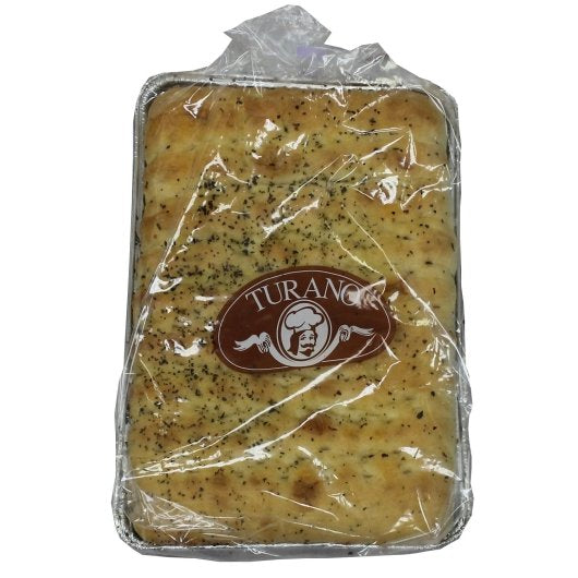 Turano Garlic & Herb Focaccia Roll, 8 x 20.5 oz Case - Breads, Rolls & Buns