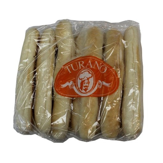 Turano 8" Gourmet Breadstick, 12 x 16 x 1.75 oz Case - Breads, Rolls & Buns