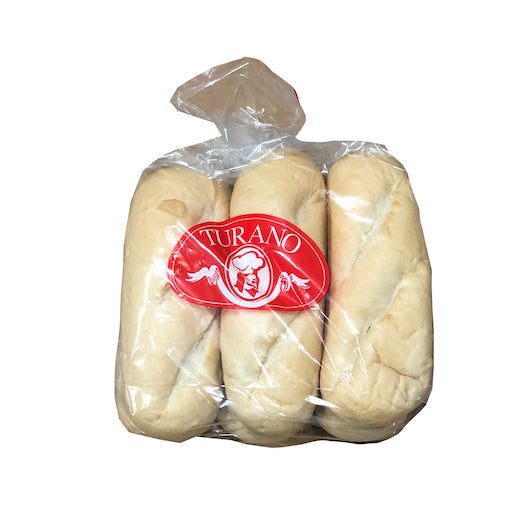Turano 8" Miniature Baguette Loaf, 10 x 6 x 4.1 oz Case - Breads, Rolls & Buns