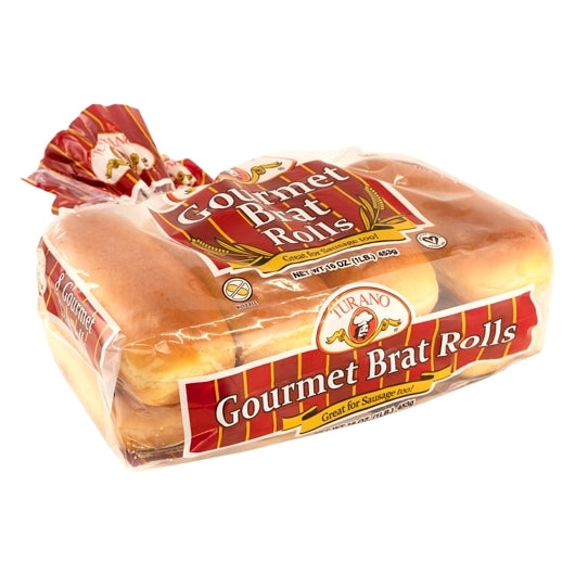 Turano Baking Gourmet Bratwurst Hot Dog Bun, Golden Bun With Glaze (2 OZ, 96 Pk) - DOT product image 2