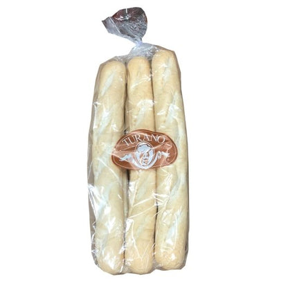 Turano Parbaked 21 Inch French Baguette, 4 x 6 x 11 oz Case - Breads, Rolls & Buns