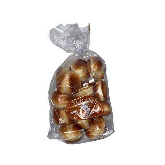Turano Hinged Mini Milk Bun 72cnt, 6 x 12 x 1.5 oz Case - Breads, Rolls & Buns