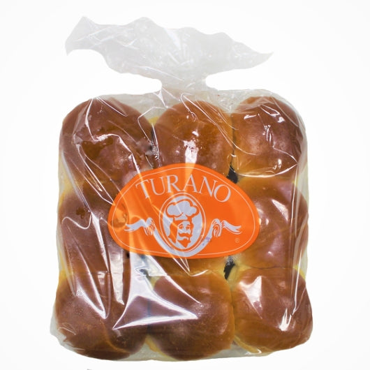 Turano Sliced Mini Brioche Burger Bun, 12 x 18 x 1.2 oz Case - Breads, Rolls & Buns