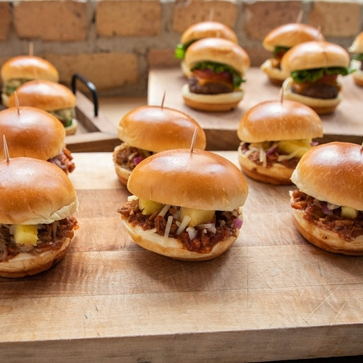 Turano Sliced Mini Brioche Burger Bun, 12 x 18 x 1.2 oz Case - GS1 styled product image