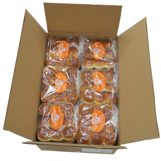 Turano Sliced Mini Brioche Burger Bun, 12 x 18 x 1.2 oz Case - GS1 open-case image
