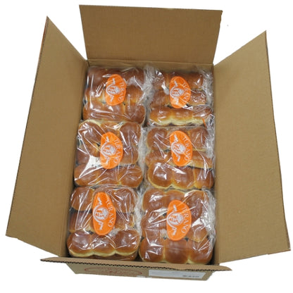Turano Sliced Mini Brioche Burger Bun, 12 x 18 x 1.2 oz Case - GS1 open-case image