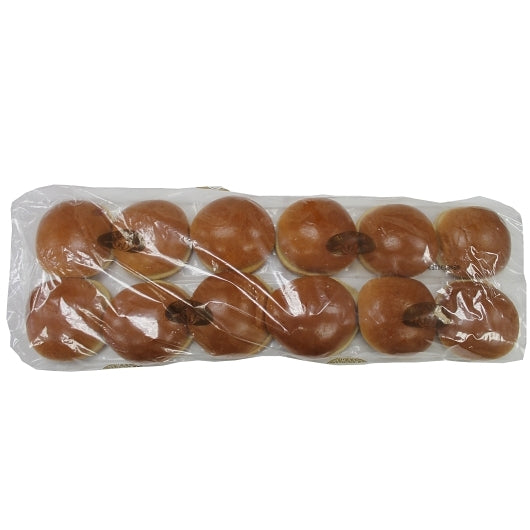 Turano 3.75 Inch Sweet Brioche Bun, 8 x 12 x 2.27 oz Case - Breads, Rolls & Buns
