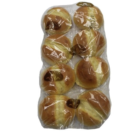 Turano 4" Golden Slice Split Top Bun, 12 x 8 x 2.7 oz Case - Breads, Rolls & Buns