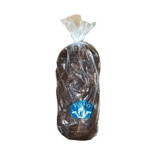 Turano 15.5" Marble Rye Sour Bread, 5/8"" Thick Slices, 6 x 48 oz Case - Breads, Rolls & Buns