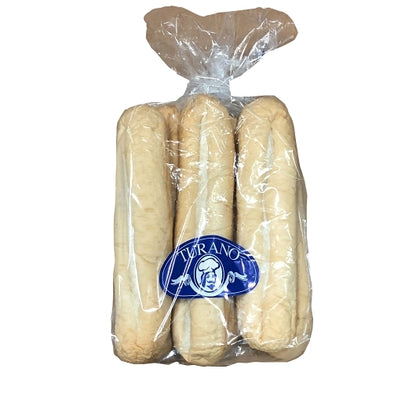 Turano 12 Inch French Sub Roll, 8 x 6 x 5.5 oz Case - DOT product image 2