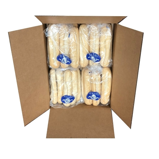 Turano 12 Inch French Sub Roll, 8 x 6 x 5.5 oz Case - DOT product image 7