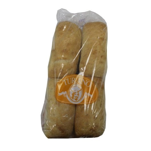Turano 6" Ciabatta Bread, 6 x 8 x 4.5 oz Case - Breads, Rolls & Buns