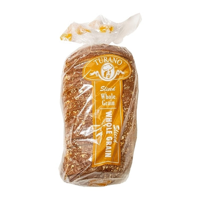 Turano 100% Whole Grain Panini 1/2 Slice Bread, 12 x 30 oz Case - Rice & Grains
