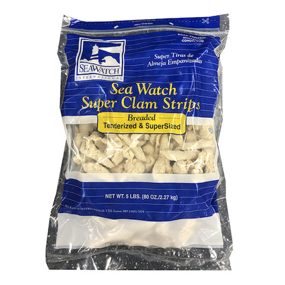 Sea Watch Frozen Clam Strips, 2 x 5 lb Case - DOT product image 2