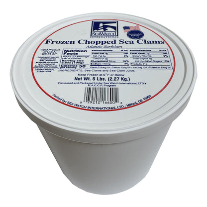 Sea Watch Frozen Chopped Sea Clams, 4 x 5 lb Case - DOT product image 2