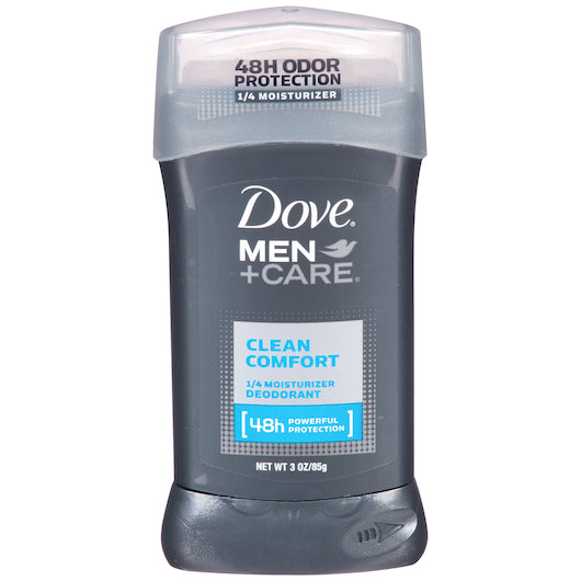 Dove Clean Comfort Deodorant Stick, 2 x 6 x 85 fl oz Case - Front/center packaged product image