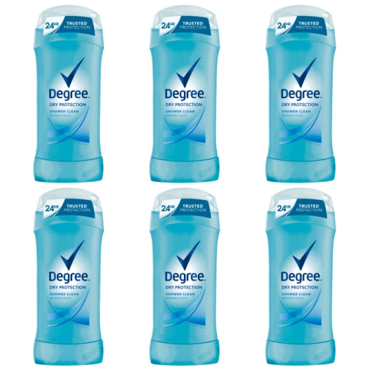 Degree Women's Shower Clean Antiperspirant & Deodorant 2.6oz 6Count (PACK OF 2) - DOT product image 4