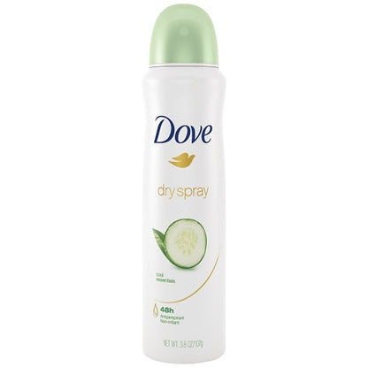 Dove Women's Advanced Care Cool Essentials Anti-Perspirant Deodorant Aerosol, 4 x 3 x 3.8 fl oz Case - Health & Personal