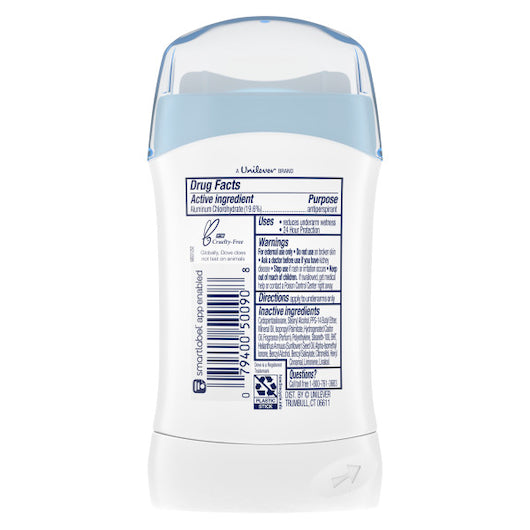 Dove Women'S Fresh Anti-Perspirant Deodorant Stick, 2 x 6 x 1.6 fl oz Case - Front/center packaged product image