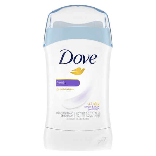 Dove Women'S Fresh Anti-Perspirant Deodorant Stick, 2 x 6 x 1.6 fl oz Case - Front/center packaged product image
