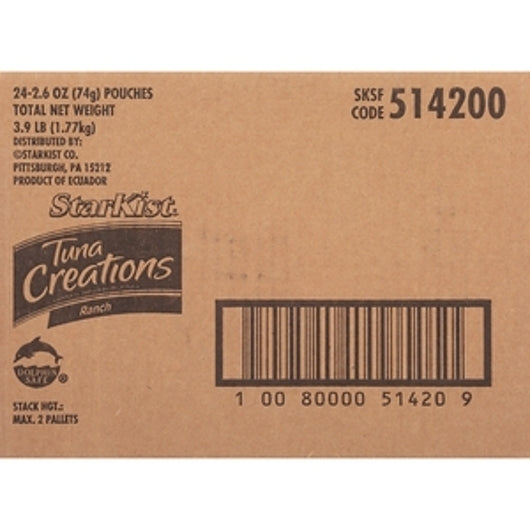 Starkist Tuna Creations Ranch, 24 x 2.6 oz Case - DOT product image 6