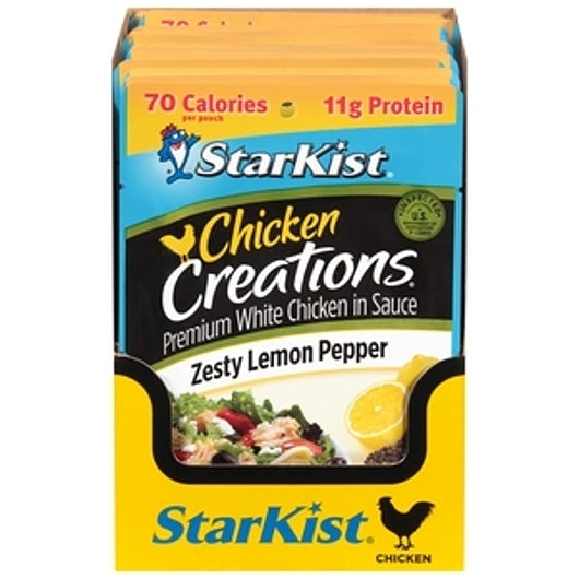 Starkist Lemon Pepper Chicken Creations Pouch, 12 x 2.6 oz Case - DOT product image 3