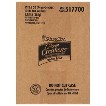 Starkist Chicken Salad Chicken Creations Pouch, 12 x 2.6 oz Case - DOT product image 6