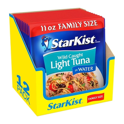 Starkist Chunk Light Tuna In Water Pouch, 12 x 11 oz Case - DOT product image 4