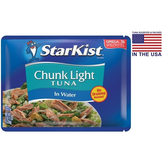 Starkist Chunk Light Tuna In Water, 6 x 43 oz Case - DOT product image 2