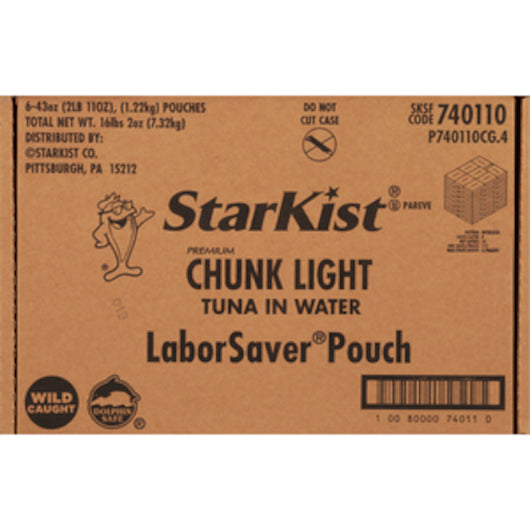 Starkist Chunk Light Tuna In Water, 6 x 43 oz Case - DOT product image 6