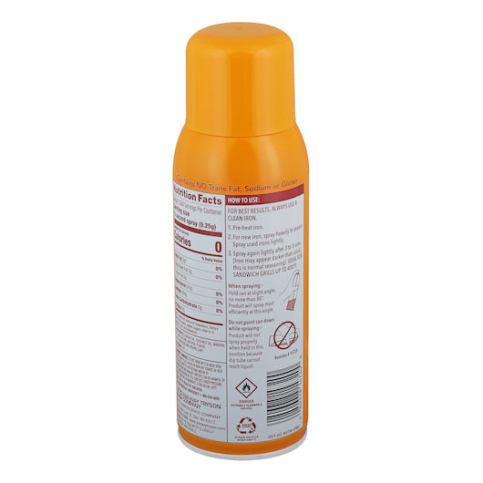 Vegalene Grid Iron Release And Pan Spray, 6 x 14 oz Case - Alternate product angle or state