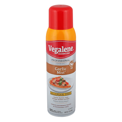 Vegalene Zesty Garlic Mist Seasoning Spray Case, 6 x 17 oz Case - Front/center packaged product image