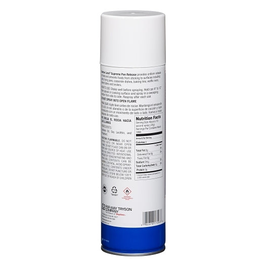 Benton Lane Supreme All Vegetable Pan Spray Aerosol, 6 x 16.5 oz Case - DOT product image 2