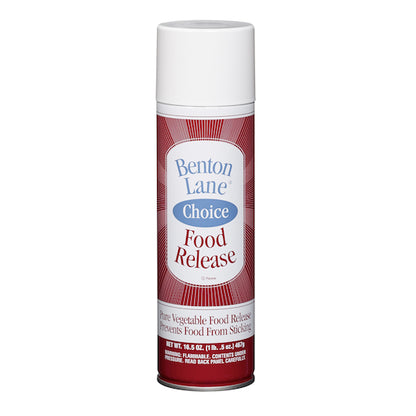 Benton Lane Choice Water Base Pan Spray Aerosol, 6 x 16.5 oz Case - DOT product image 6