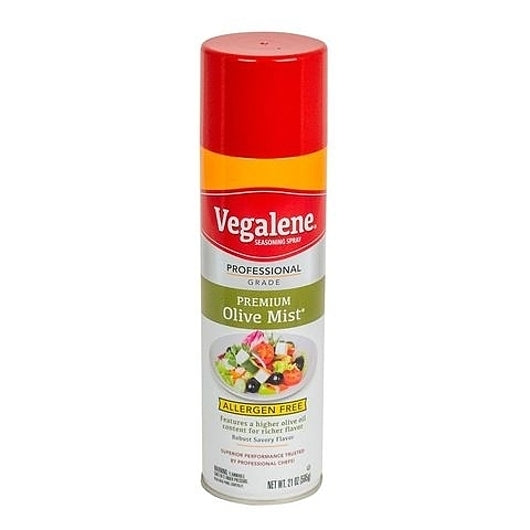 Vegalene Premium Olive Mist Seasoning Spray Case, 6 x 21 oz Case - Front/center packaged product image