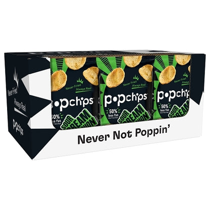 Popchips Avocado Oil Sour Cream & Onion Popped Potato Chips, 12 x 1 each Case - DOT product image 3