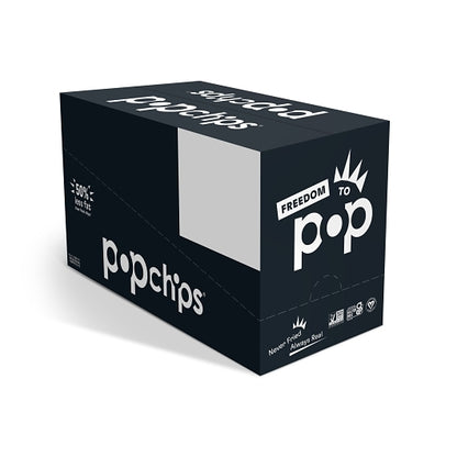 Popchip - Potato Avocado Oil Barbecue Popped Potato Chips, 24 x 0.8 oz Case - DOT product image 3