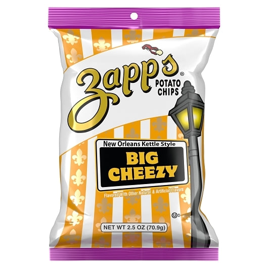 Zapps Big Cheezy Kettle Chip, 10 x 2.5 oz Case - Snacks - image 2