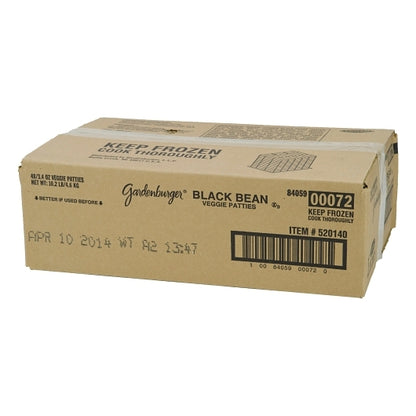 Kelloggs Black Bean Veggie Burger Patties, 48 x 3.4 oz Case - DOT product image 5