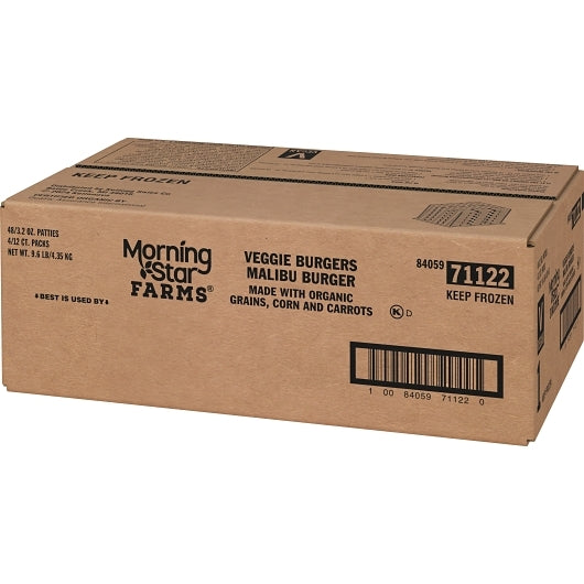 Gardenburger Organic Malibu Veggie Burgers, 48 x 3.2 oz Case - DOT product image 8