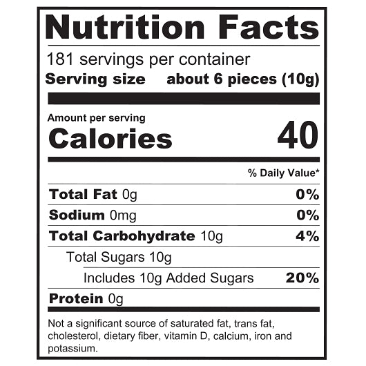 Roses Brands Gluten Free Fat Free Pastel Mints Bag, 6 x 4 lb Case - Candy & Confections