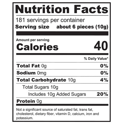 Roses Brands Gluten Free Fat Free Pastel Mints Bag, 6 x 4 lb Case - Candy & Confections