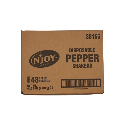 Njoy Disposable Pepper Shaker, 48 x 1.5 oz Case - DOT product image 4