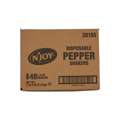 Njoy Disposable Pepper Shaker, 48 x 1.5 oz Case - DOT product image 4