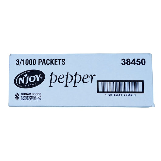 Njoy Pepper Packet Pepper Packets, 3 x 1000 x 0.1 GR Case - DOT product image 6