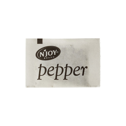 Njoy Pepper Packet Pepper Packets, 3 x 1000 x 0.1 GR Case - Spices Seasonings