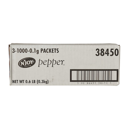 Njoy Pepper Packet Pepper Packets, 3 x 1000 x 0.1 GR Case - DOT product image 5