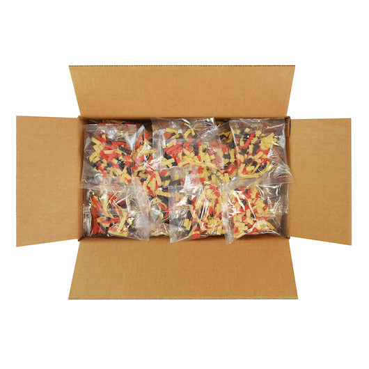 Fresh Gourment Crispy Tri-Color Tortilla Strips Salad Topping Single Serve, 140 x 0.5 oz Case - DOT product image 5