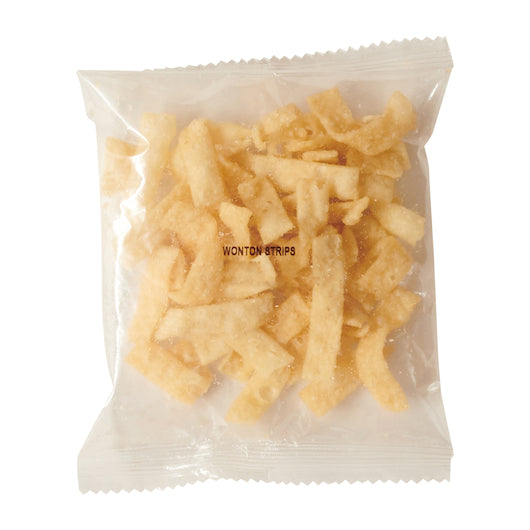 Fresh Gourmet Wonton Strips Salad Topping Single Serve, 110 x 0.5 oz Case - Snacks